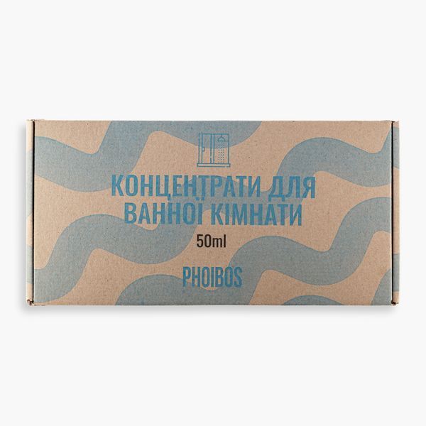 Набір концентрованих миючих засобів для ванної кімнати, сантехніки та плитки, 4&times;50 мл - PHOIBOS - Clean Shot ch-144 фото